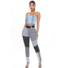 2021 Autumn new collection of Amazon Super Elastic high-waisted fringed pencil slimming women's denim trousers from the original factory details Picture